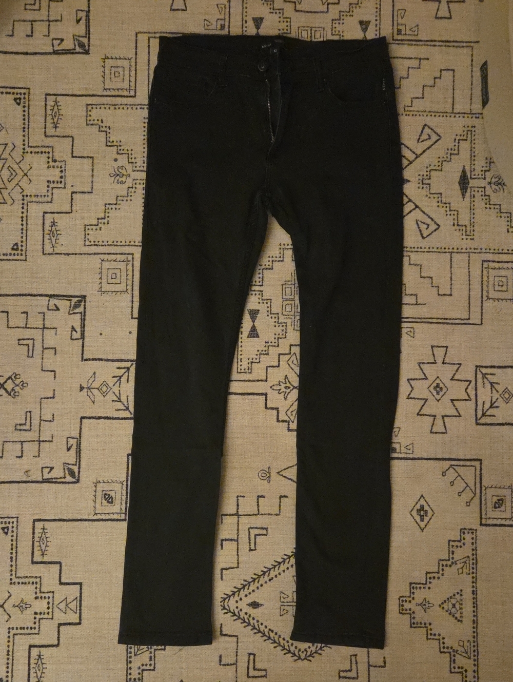 Horst Black Slim  Stretch Jeans 32x32